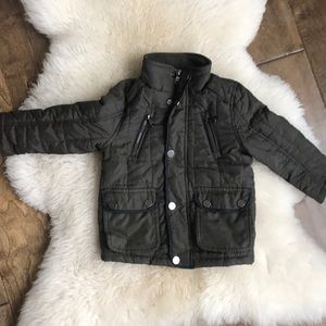 Urban Republic Green quilted baby jacket